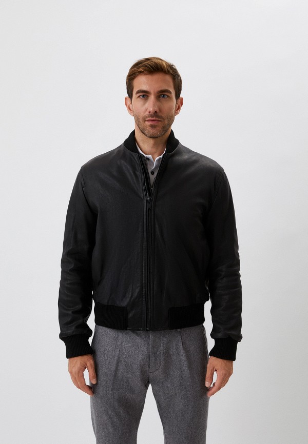 

Куртка кожаная Trussardi, Черный