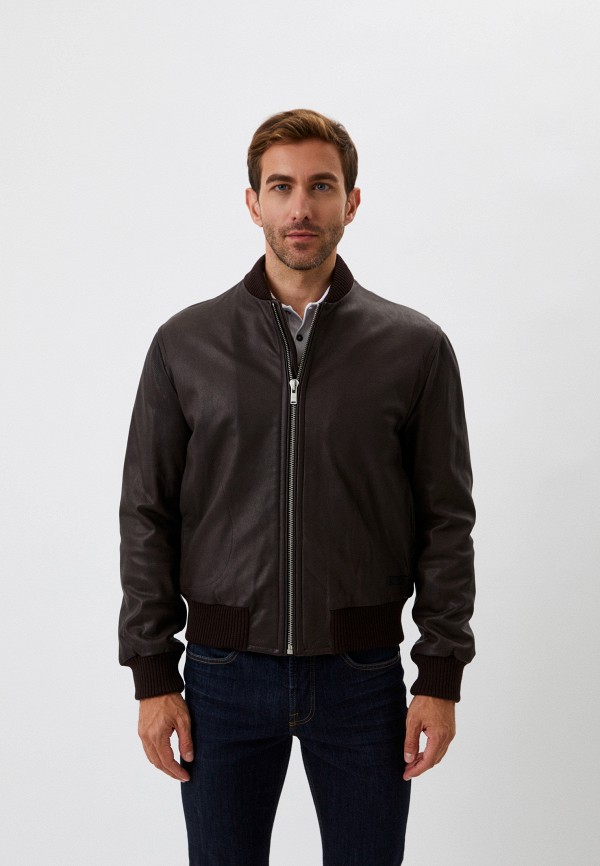 

Куртка кожаная Trussardi, Коричневый