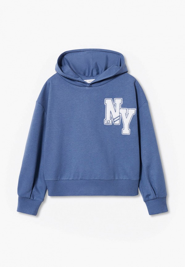 

Худи Mango Kids, Голубой, NEWYORK
