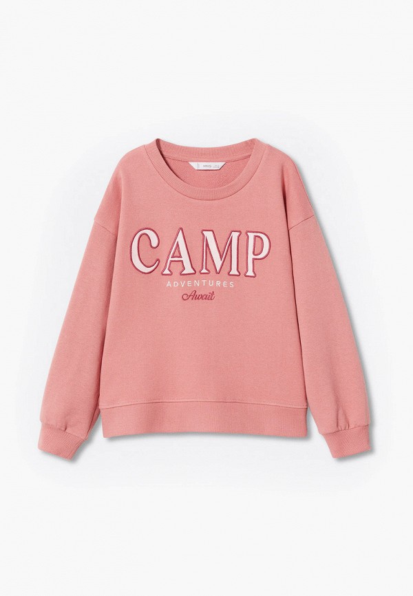 

Свитшот Mango Kids, Розовый, CAMP