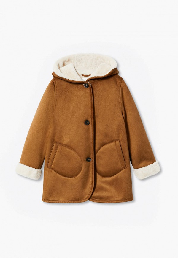

Дубленка Mango Kids, Коричневый, MARIONA