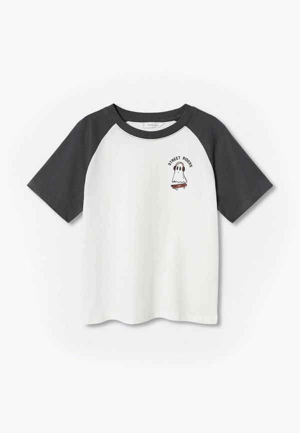 

Футболка Mango Kids, Белый, GHOSTMC