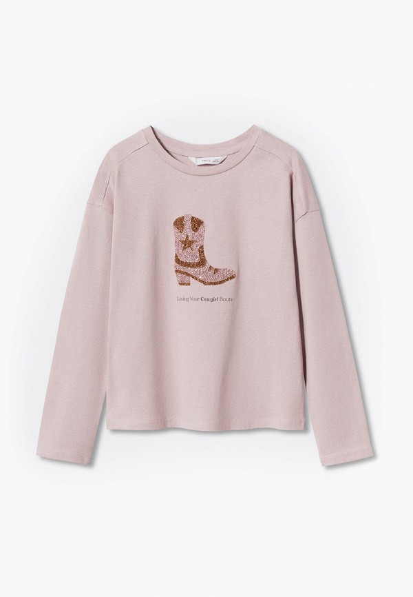 

Лонгслив Mango Kids, Розовый, CONGLI