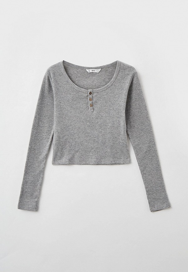 

Лонгслив Mango Kids, Серый, PANA