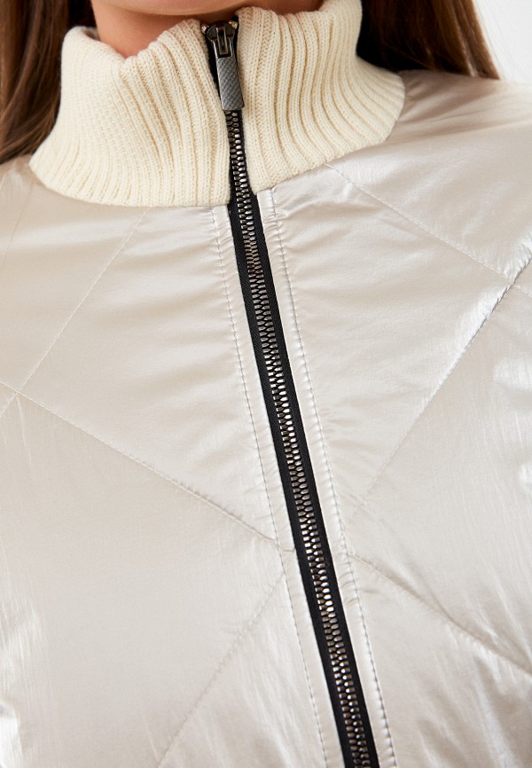 Куртка утепленная Nataliy Beate бежевый, размер 52, фото 5