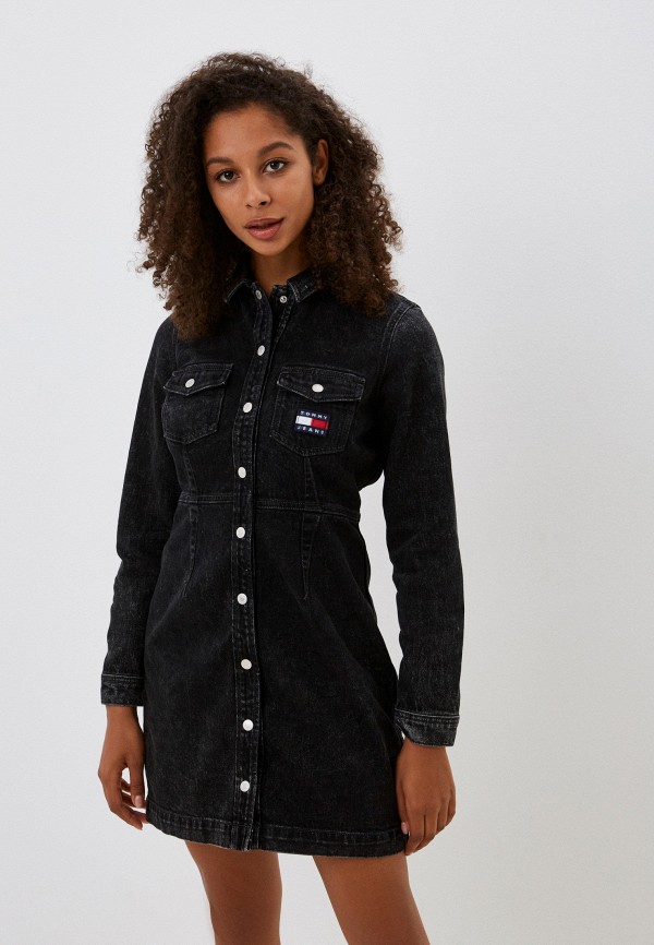 

Платье джинсовое Tommy Jeans, Черный