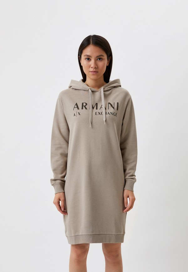 

Платье Armani Exchange, Бежевый