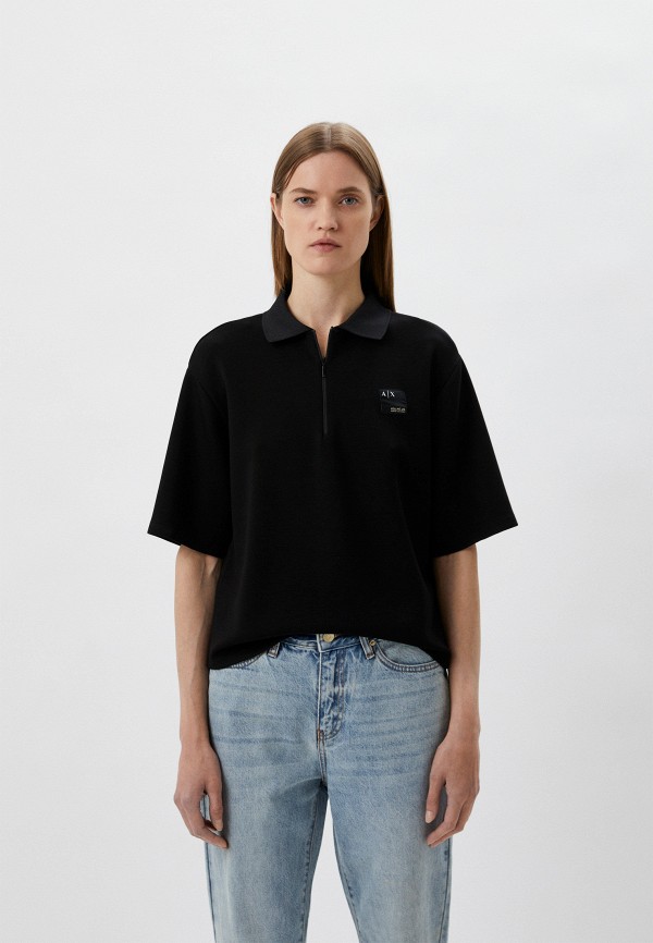 

Поло Armani Exchange, Черный