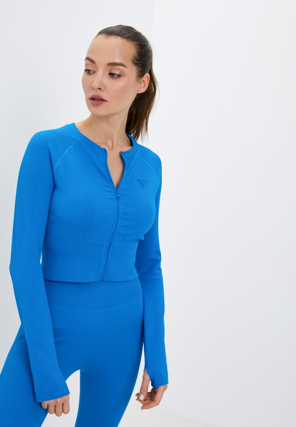 

Олимпийка Guess, Синий, RIB SEAMLESS ZIPPED