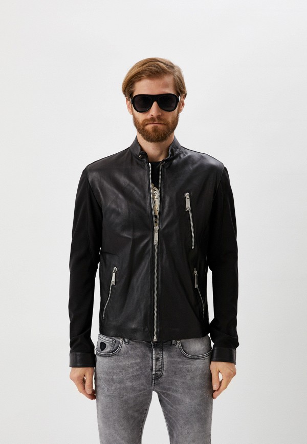 

Куртка кожаная John Richmond, Черный