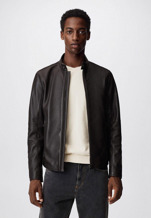 

Куртка кожаная Mango Man, Коричневый, CUIR2