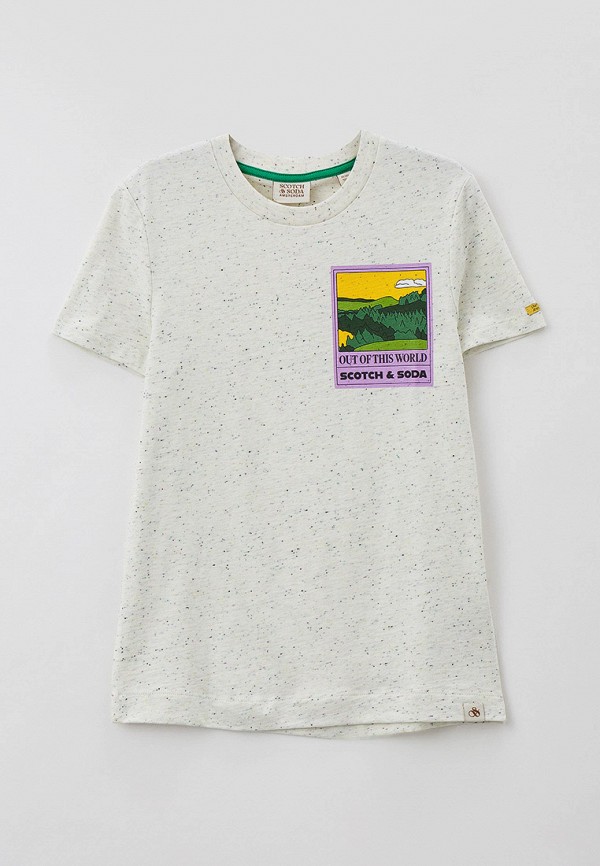 

Футболка Scotch&Soda, Серый, White