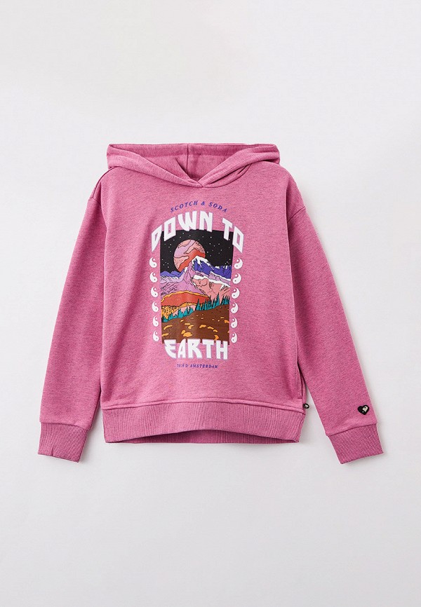

Худи Scotch&Soda, Розовый, Orchid Melange