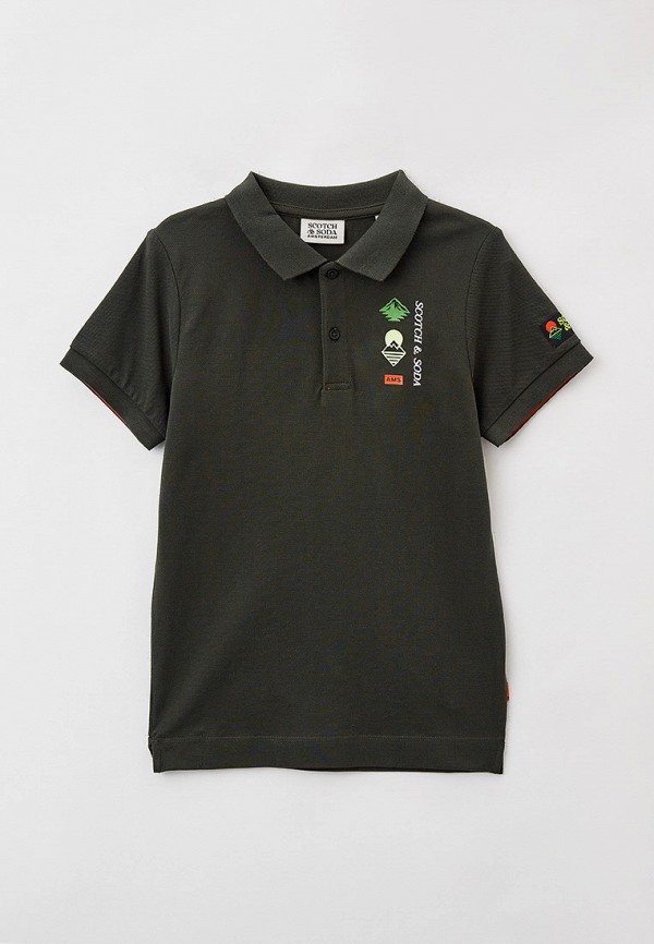 

Поло Scotch&Soda, Зеленый, Forest