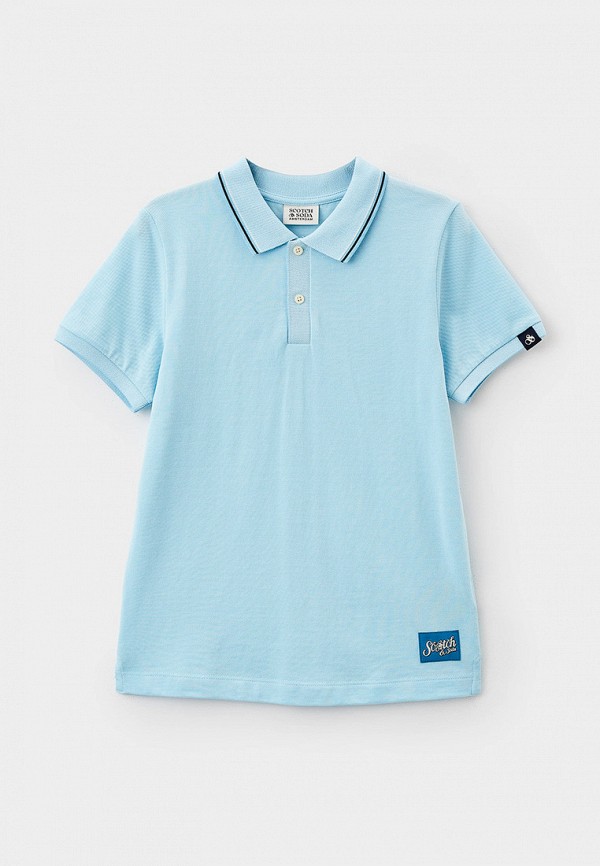 

Поло Scotch&Soda, Голубой, Ice Blue