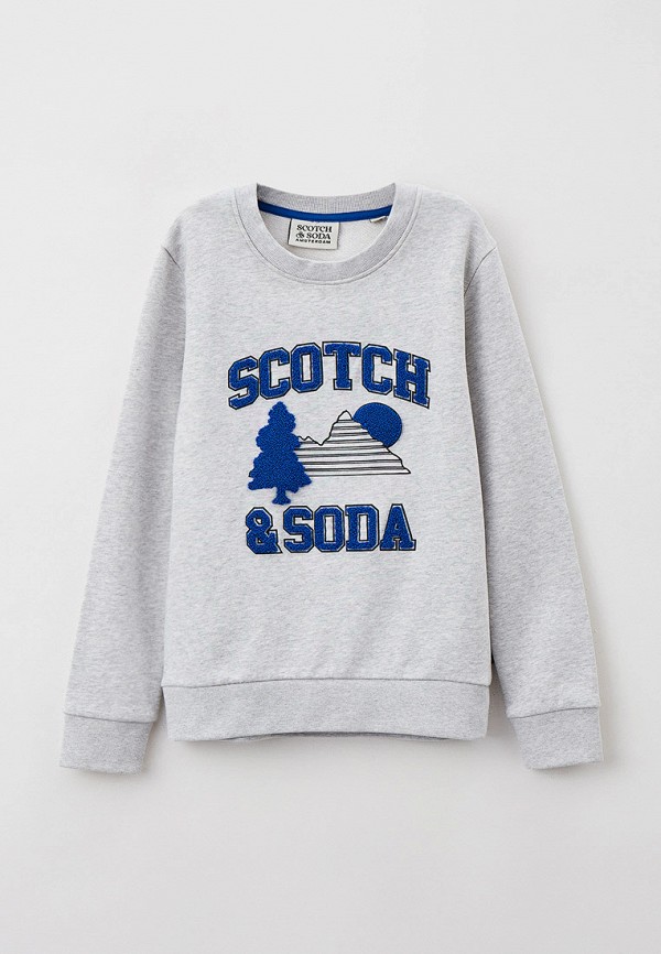 

Свитшот Scotch&Soda, Серый, Grey Melange