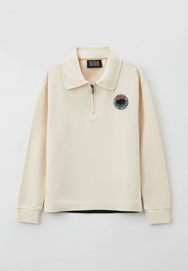 

Поло Scotch&Soda, Бежевый, Ecru