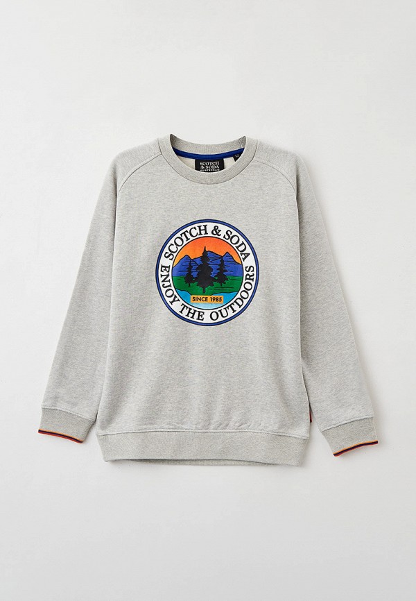 

Свитшот Scotch&Soda, Серый, Grey Melange