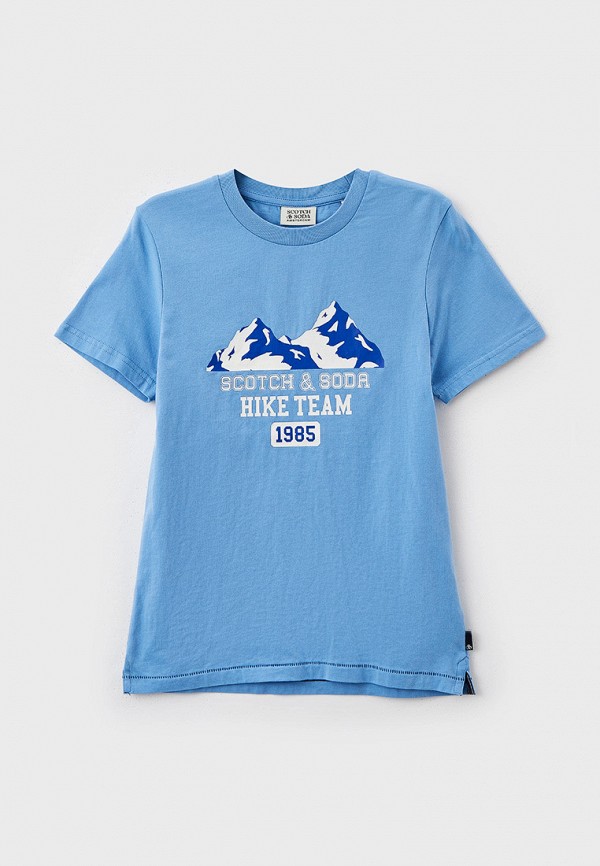 

Футболка Scotch&Soda, Голубой, Lake Blue