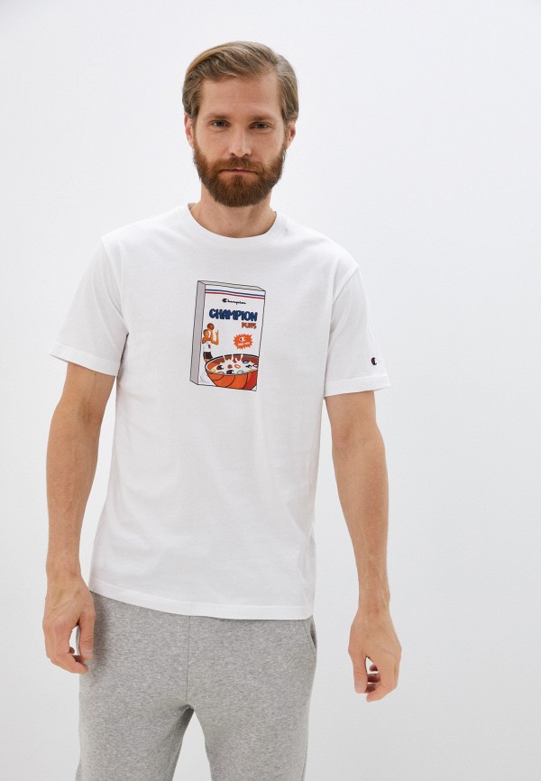 

Футболка Champion, Белый, ROCHESTER Graphic Shop Crewneck T-Shirt
