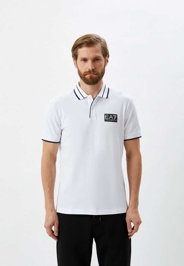 

Поло EA7, Белый, TENNIS CLUB