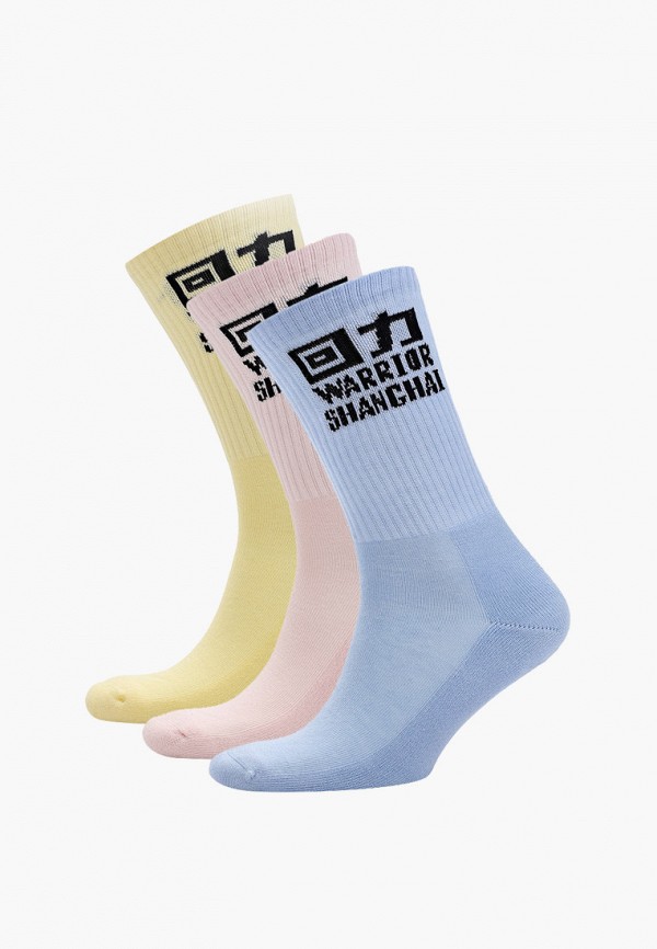 Носки 3 пары Warrior Shanghai WARRIOR SOCK PASTEL-PACK носки мужские хоккейные warrior pro skate sock размер 46 48 rus