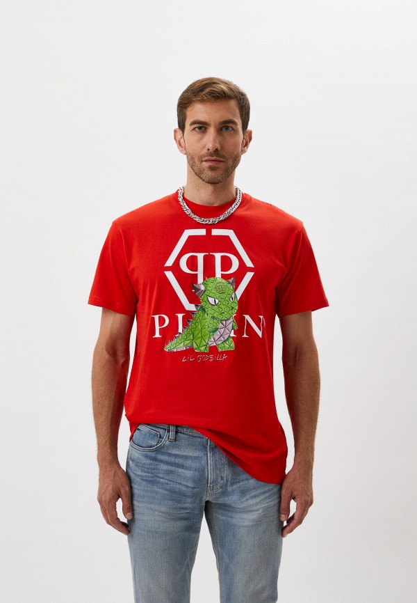

Футболка Philipp Plein, Красный, MONSTERS CAPSULE