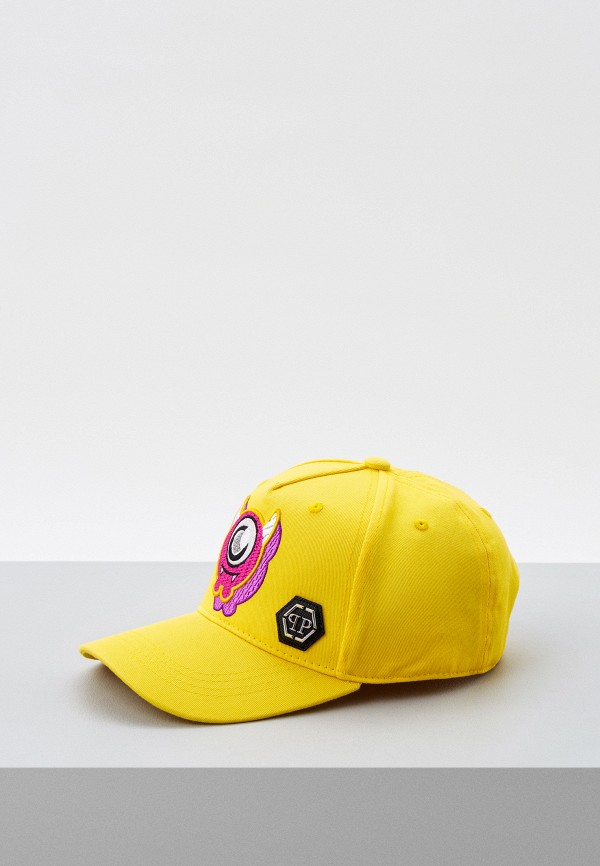

Бейсболка Philipp Plein, Желтый, LIL’MON$TER$ GANG CAPSULE