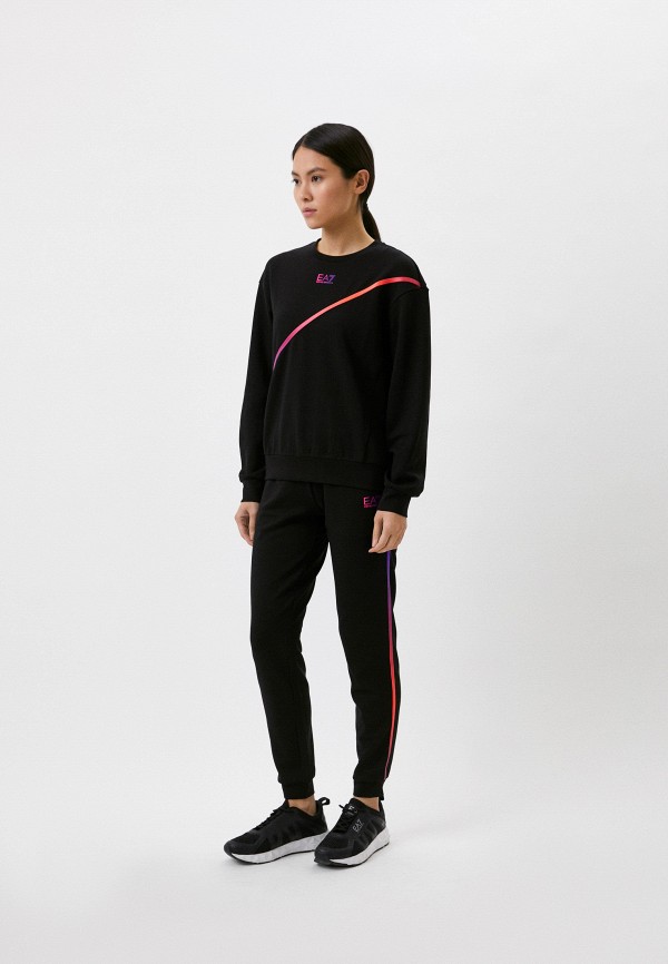 Свитшот EA7 черный, размер 48, фото 2