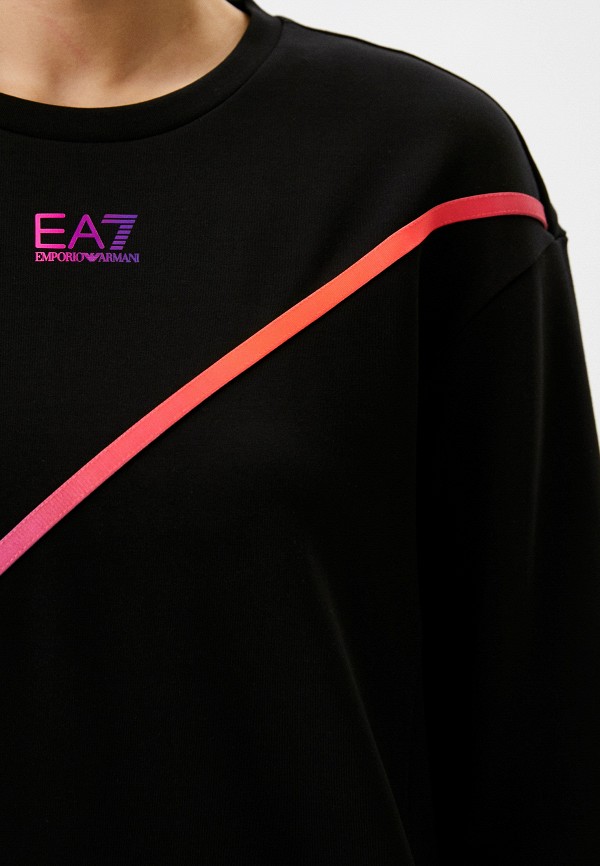 Свитшот EA7 черный, размер 48, фото 4