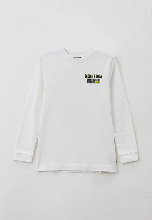

Лонгслив Scotch&Soda, Белый, White