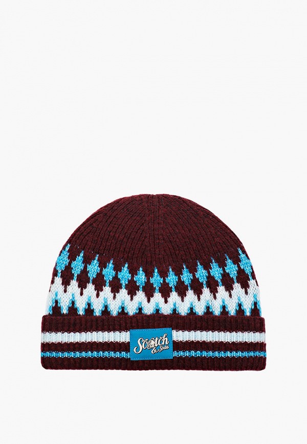 

Шапка Scotch&Soda, Бордовый, Combo C