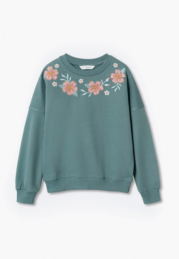 

Свитшот Mango Kids, Зеленый, JARDIN