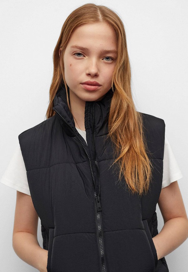 фото Жилет утепленный mango kids