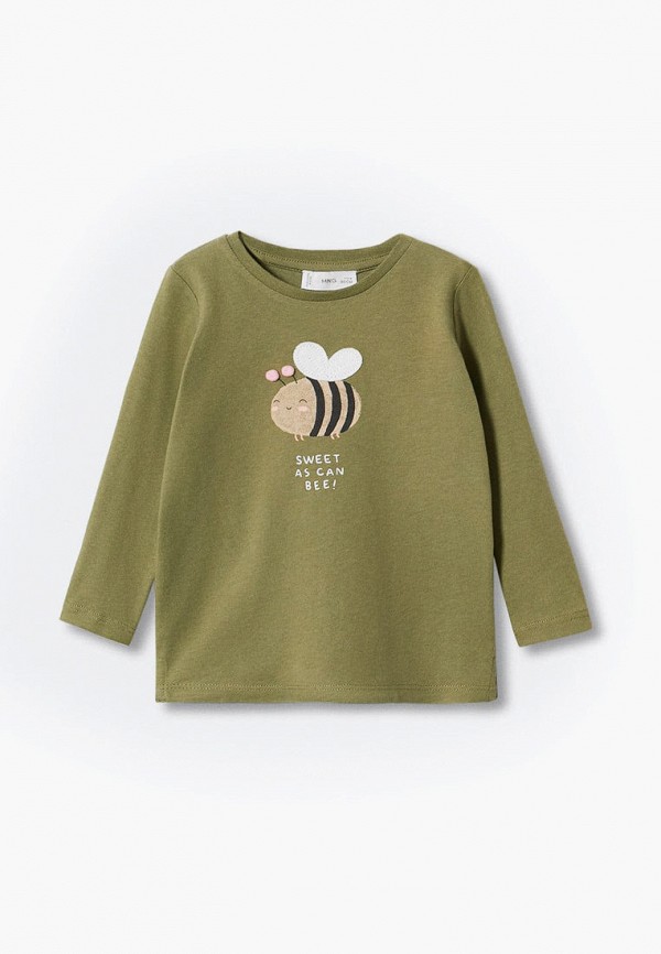 

Лонгслив Mango Kids, Хаки, BEE