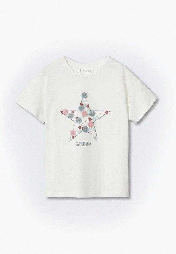 

Футболка Mango Kids, Белый, BLOSSOMC