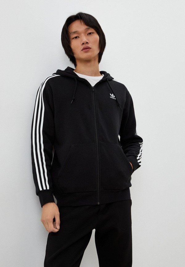 

Толстовка adidas Originals, Черный, 3-STRIPES FZ