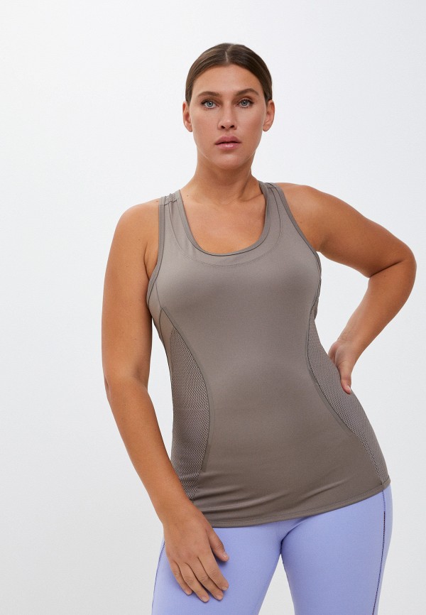 

Майка спортивная adidas by Stella McCartney, Коричневый, ADIDAS BY STELLA MCCARTNEY Essentials Tank