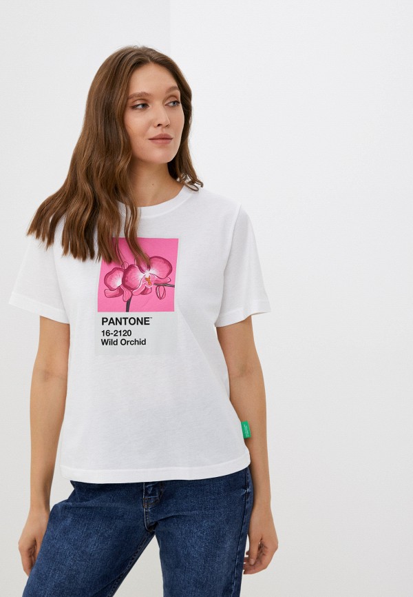 

Футболка United Colors of Benetton, Белый, BENETTON x PANTONE