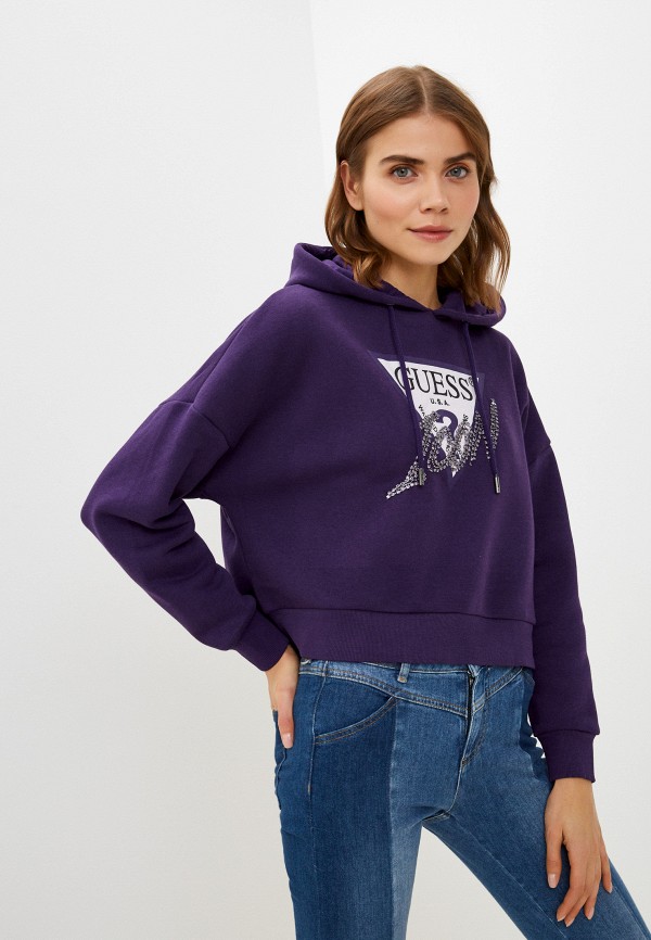 

Худи Guess Jeans, Фиолетовый