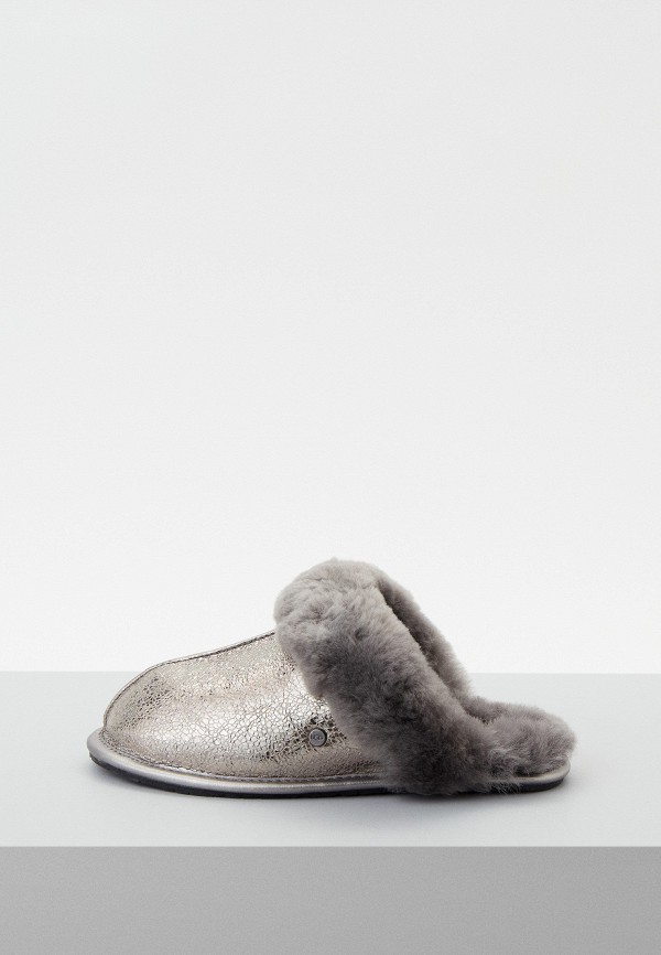

Тапочки UGG, Серебряный, SCUFFETTE II METALLIC SPARKLE