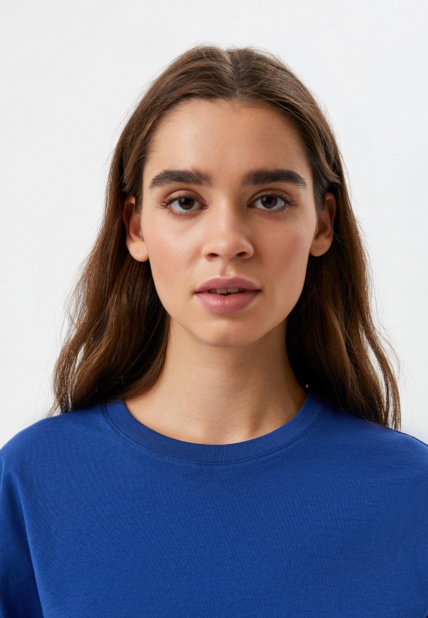 Футболка UNIQLO синий, размер 42, фото 5