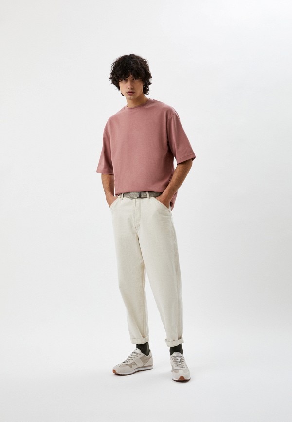 Футболка UNIQLO розовый, размер 50, фото 4