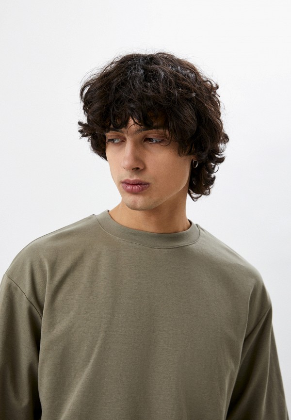Футболка UNIQLO хаки, размер 46, фото 4
