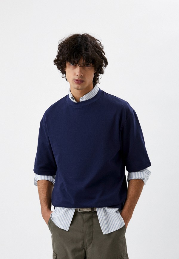 

Футболка UNIQLO, Синий, Uniqlo U AIRism с хлопком