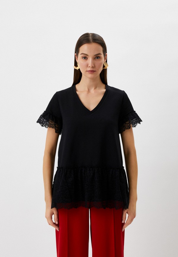 

Футболка Twinset Milano, Черный, U&B
