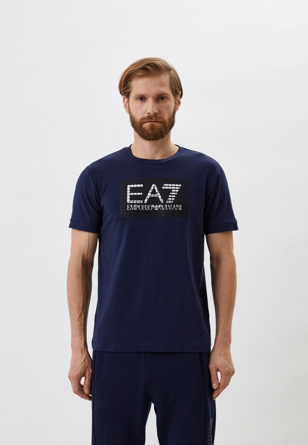 

Футболка EA7, Синий, TENNIS CLUB