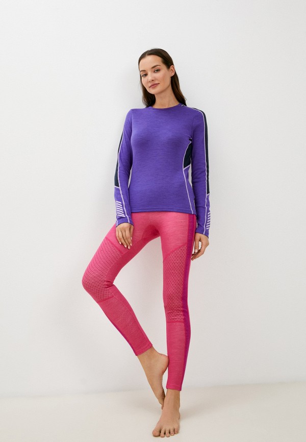 Термобелье верх Helly Hansen фиолетовый, размер 42, фото 2