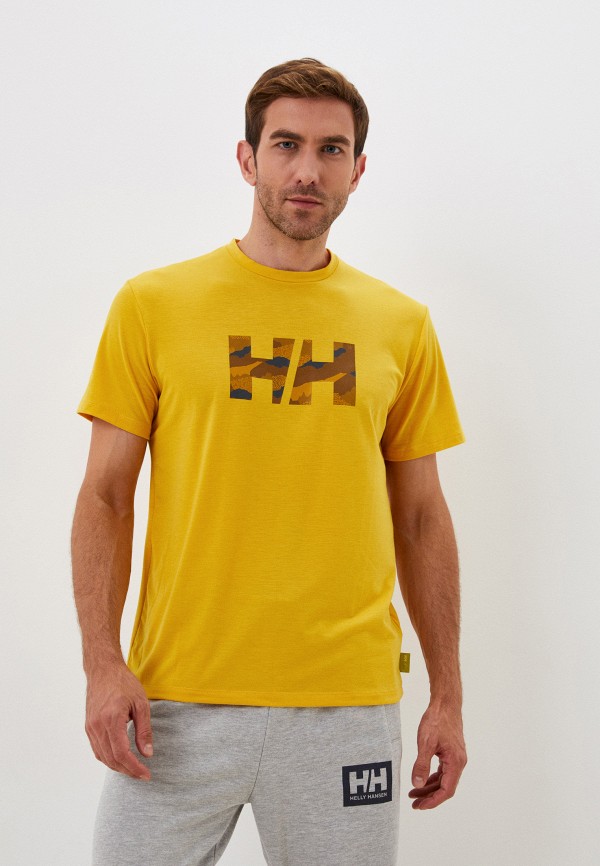 

Футболка Helly Hansen, Желтый, SKOG RECYCLED GRAPHIC T-SHIRT