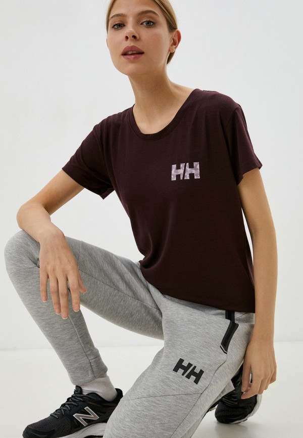 

Футболка спортивная Helly Hansen, Бордовый, W SKOG RECYCLED GRAPHIC TEE